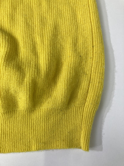 WOOL&CASHMERE/Tシャツ/カットソー/トップス/イエロー