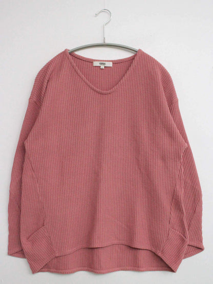 OZOC/オゾック/ニット/セーター/トップス/ピンク/40