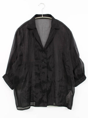 EMODA/エモダ/シャツ/ブラウス/トップス/ブラック/F