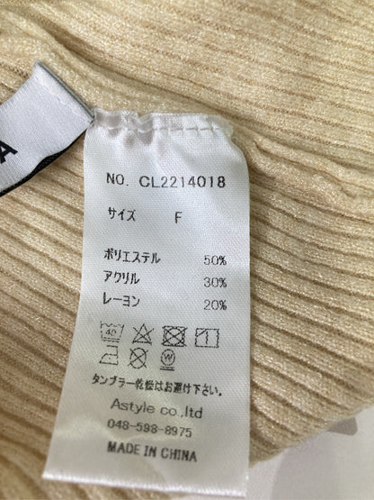 CLEA/クレア/ニット/セーター/トップス/ベージュ/F