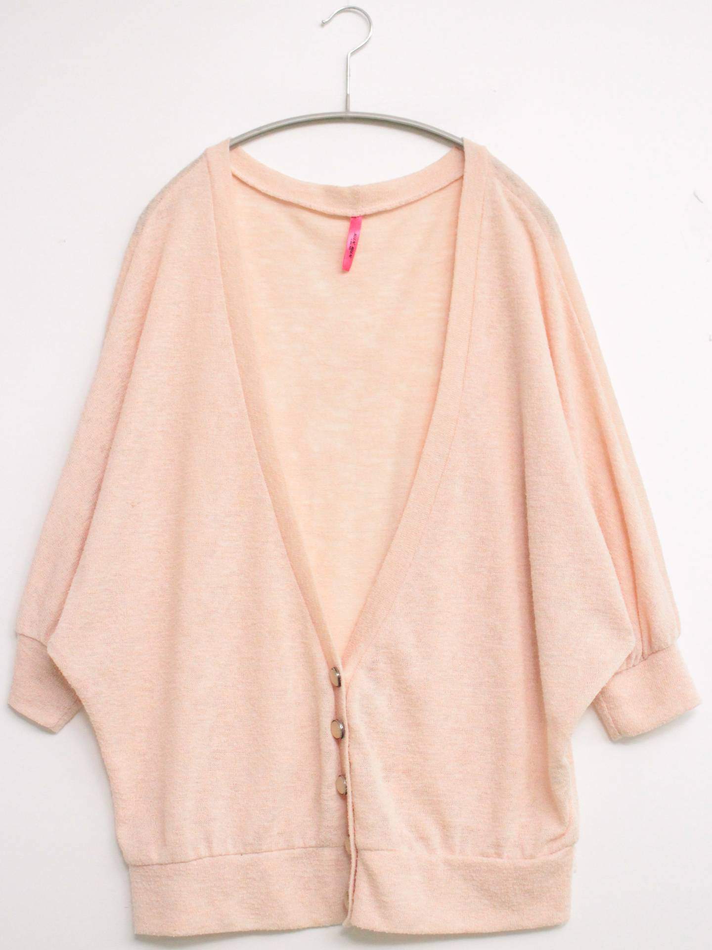 muse muse/カーディガン/ボレロ/トップス/ピンク/M