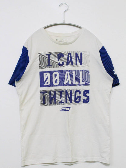 UNDER ARMOUR/アンダーアーマー/Tシャツ/カットソー/トップス/ホワイト/M