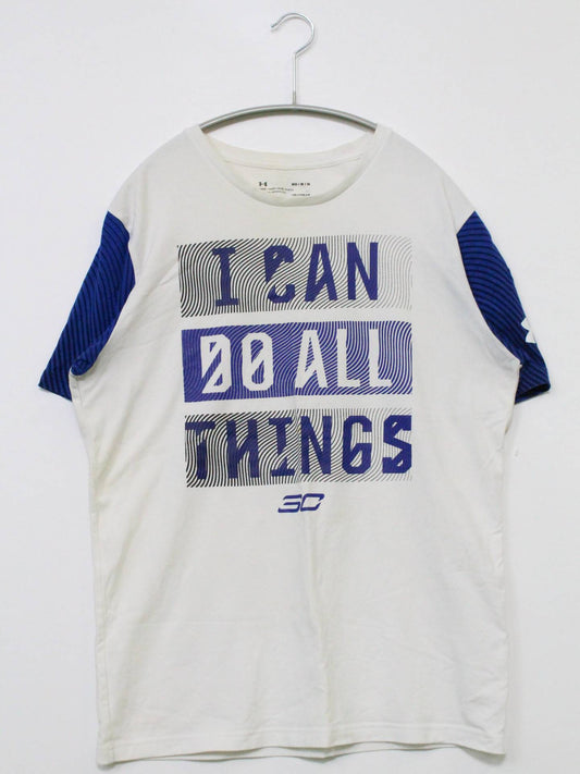 UNDER ARMOUR/アンダーアーマー/Tシャツ/カットソー/トップス/ホワイト/M