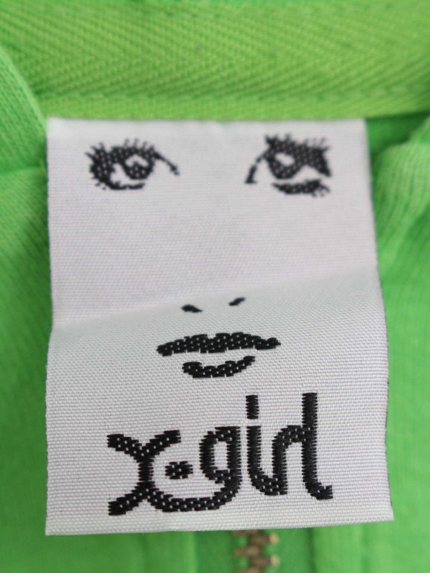 X-GIRL/エックスガール/パーカー/トップス/ライトグリーン/2