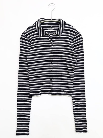 HOLLISTER/ホリスター/Tシャツ/カットソー/トップス/ブラック/S