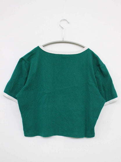 ZARA/ザラ/Tシャツ/カットソー/トップス/グリーン/L