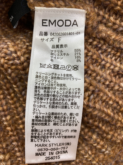 EMODA/エモダ/ニット/セーター/トップス/ブラウン/F