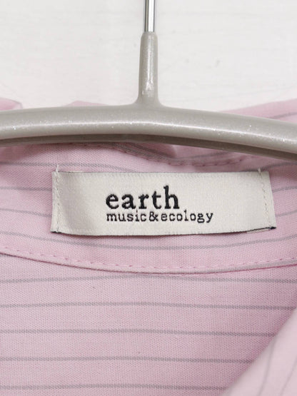 earth music&ecology/アースミュージックアンドエコロジー/シャツワンピース/ワンピース/ドレス/ピンク/F
