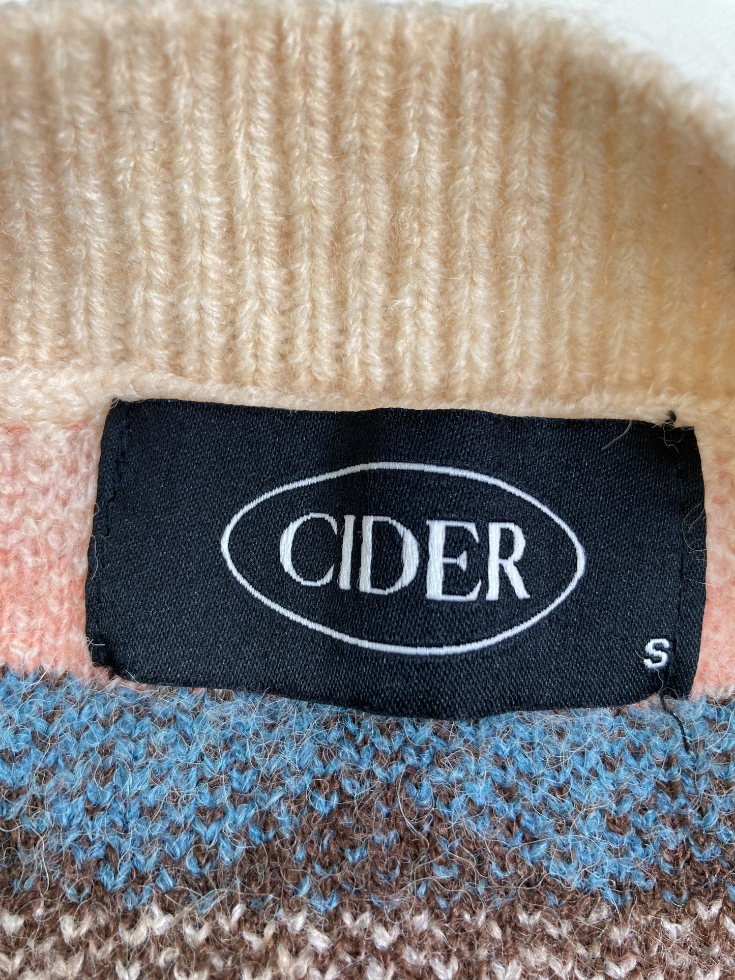 CIDER/サイダー/ニット/セーター/トップス/アイボリー/S