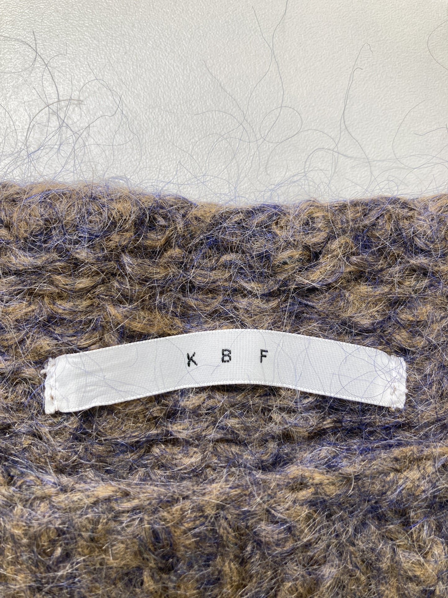 KBF/ケービーエフ/ニット/セーター/トップス/ブラウン/One