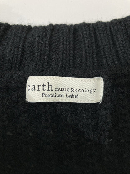 earth music&ecology/アースミュージックアンドエコロジー/ニット/セーター/トップス/ブラック/F