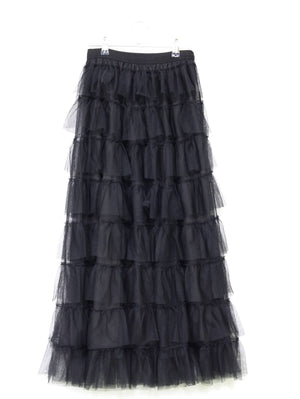 me +emselect/エムセレクト/ロングスカート/スカート/ブラック/F