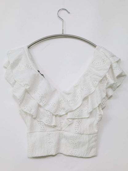 ZARA/ザラ/その他トップス/トップス/ホワイト/EUR M/USA M/MEX 28