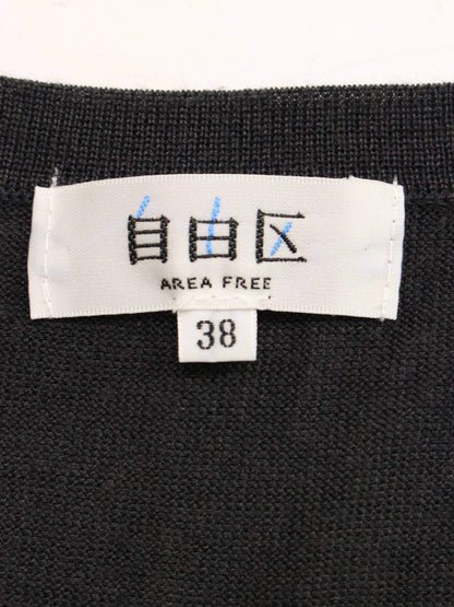 自由区/Tシャツ/カットソー/トップス/ブラック/38