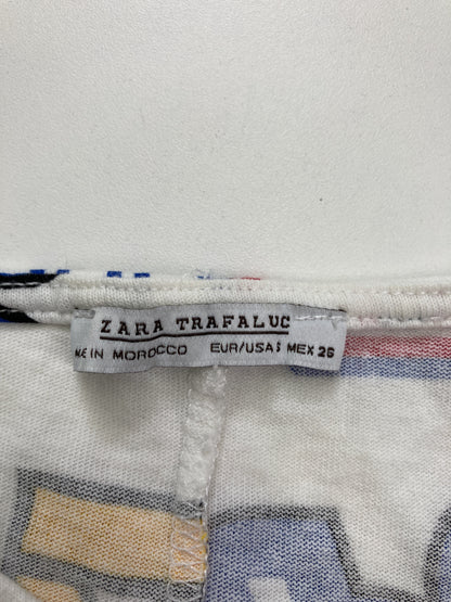 ZARA/ザラ/Tシャツ/カットソー/トップス/ホワイト/EUR S/USA S/MEX 26