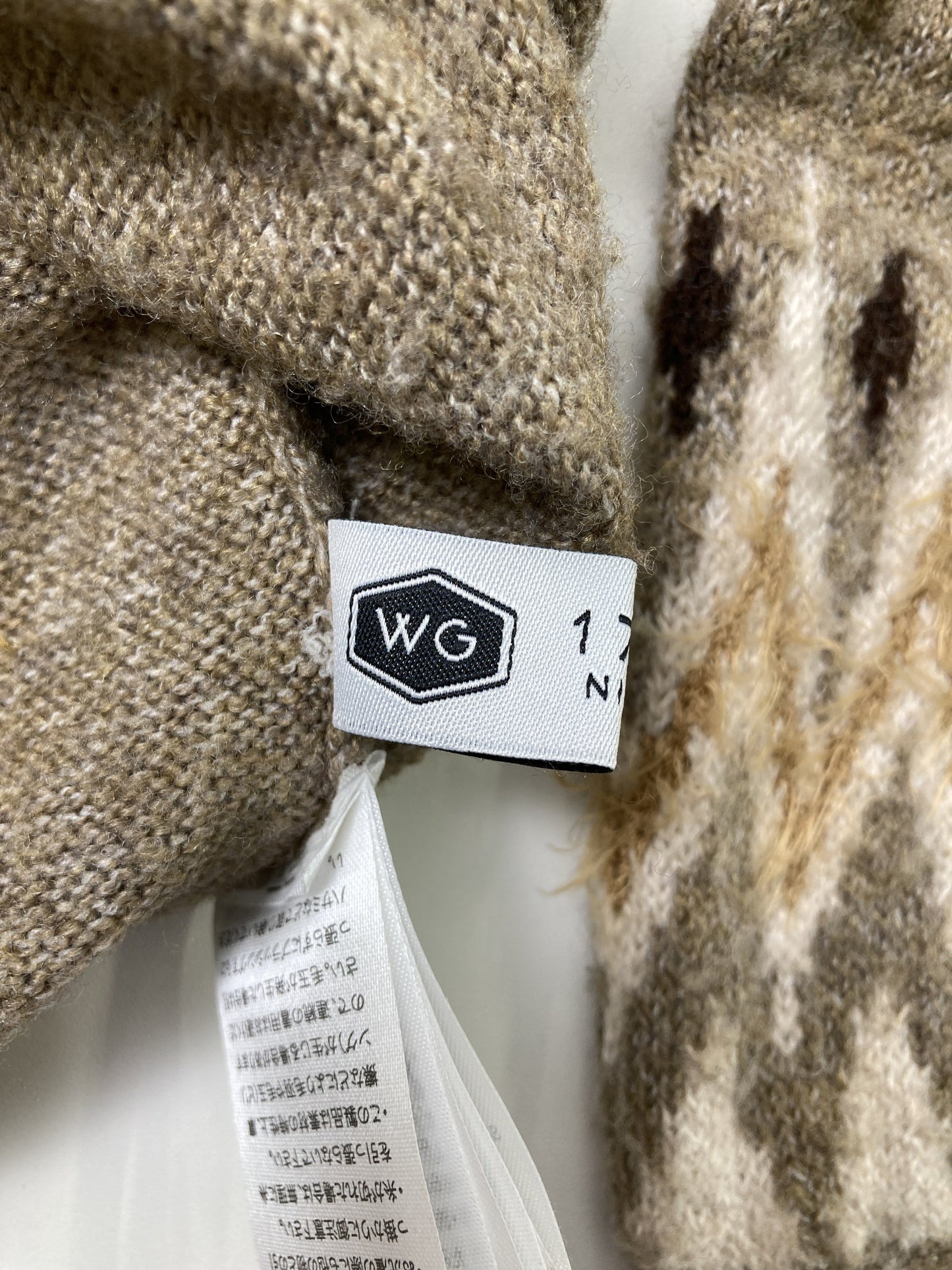 179/WG/ニット/セーター/トップス/ベージュ/M