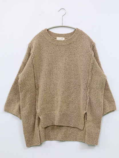 TMTS/ニット/セーター/トップス/ブラウン/FREE