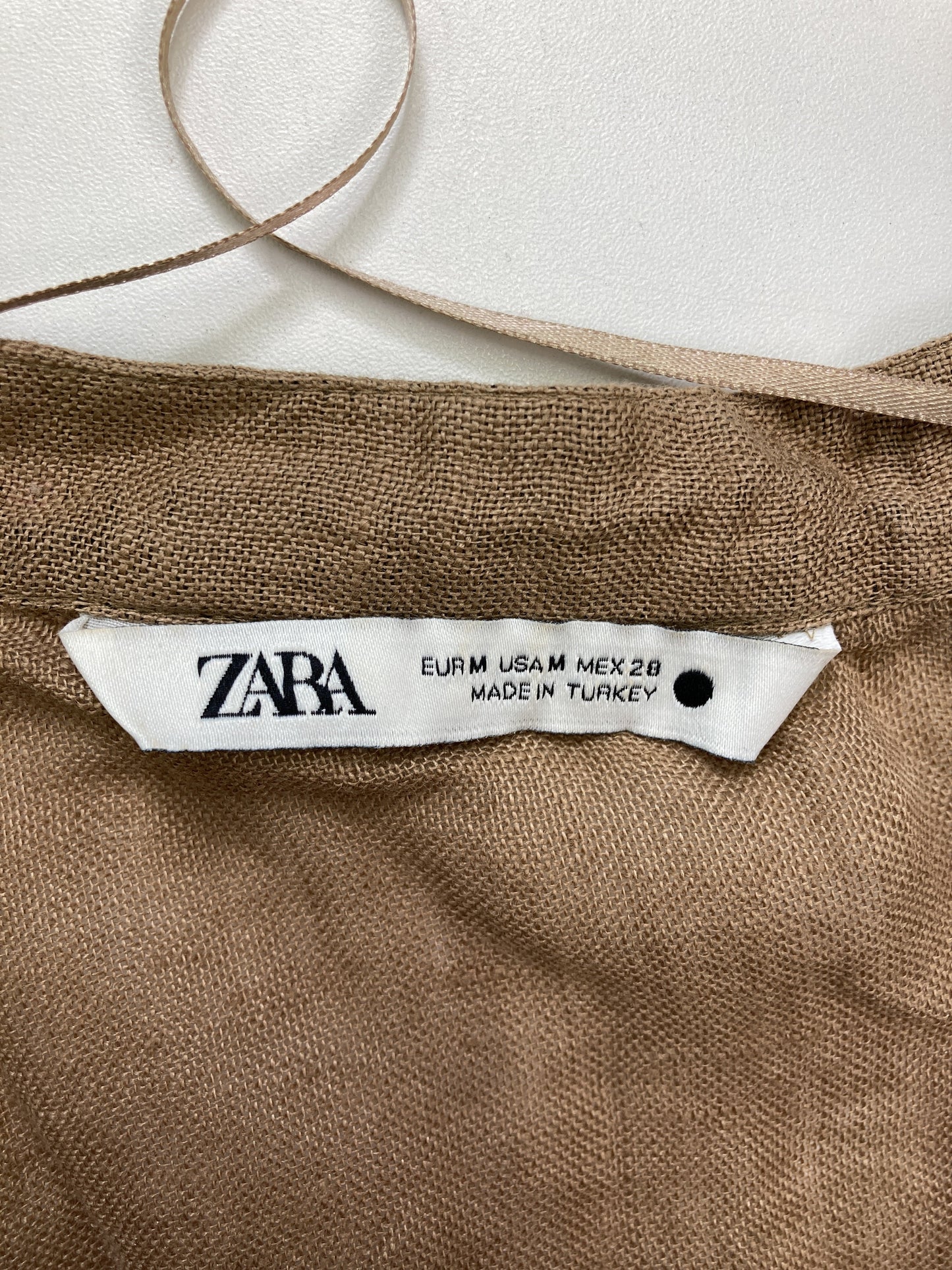 ZARA/ザラ/ワンピース/ワンピース/ドレス/ベージュ/M