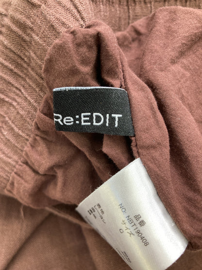 Re:EDIT/リエディ/その他パンツ/パンツ/ブラウン/0
