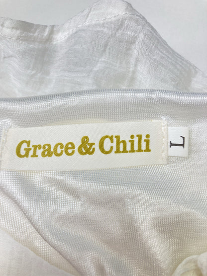 Grace&Chili/グレースアンドチリ/ワンピース/ワンピース/ドレス/ホワイト/L