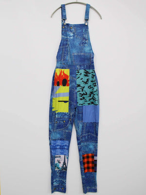 サロペット/オーバーオール/オールインワン・サロペット/ネイビー/S