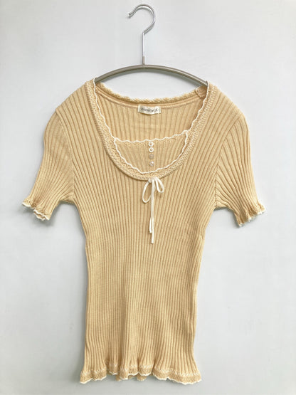 HARMONICA/ハーモニカ/ニット/セーター/トップス/アイボリー/M