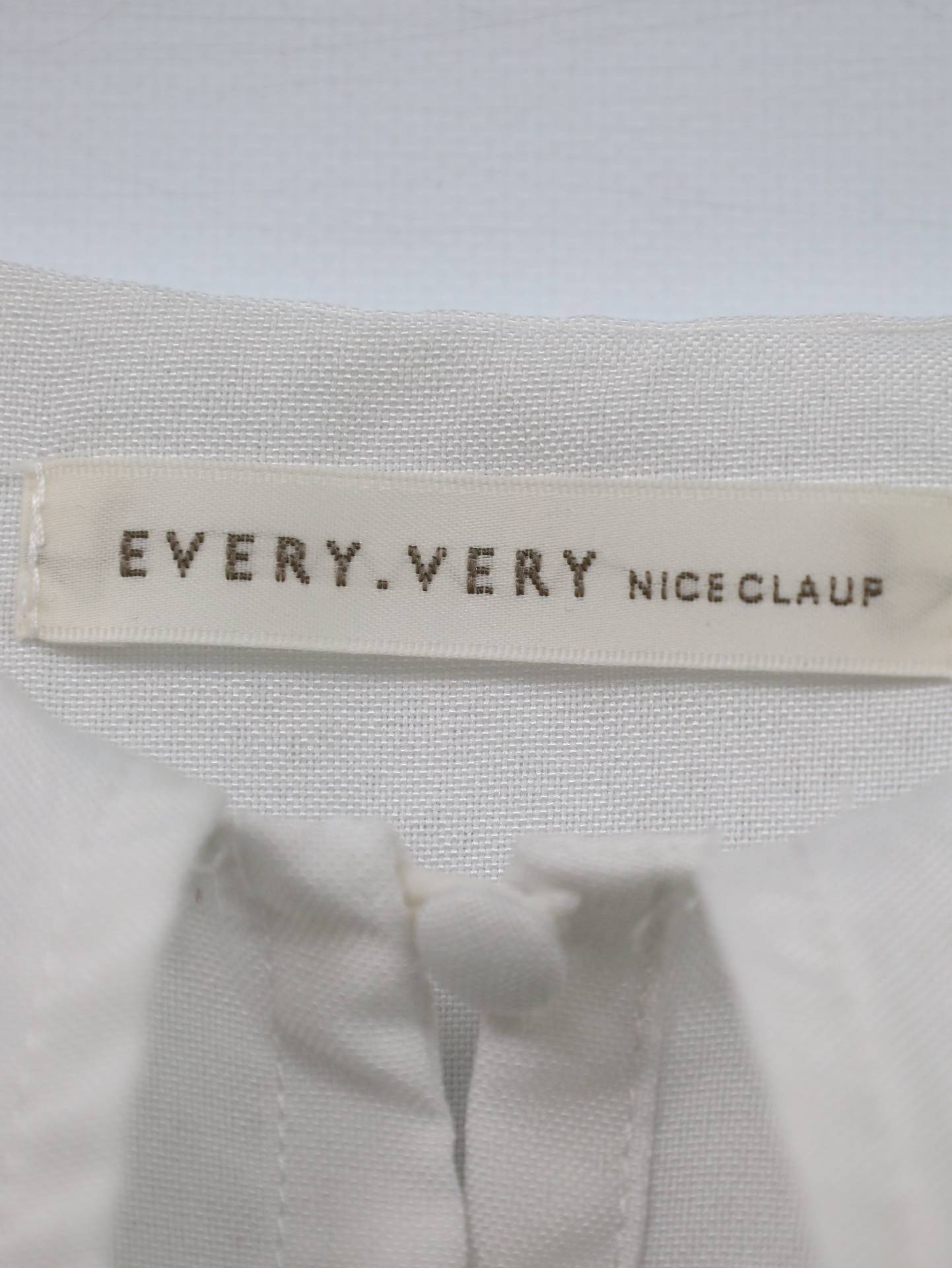 EVERY.VERY/ノースリーブ/トップス/ホワイト/F