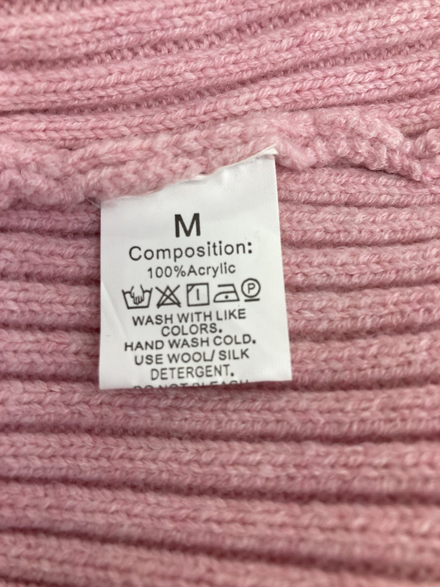 ニット/セーター/トップス/ピンク/M