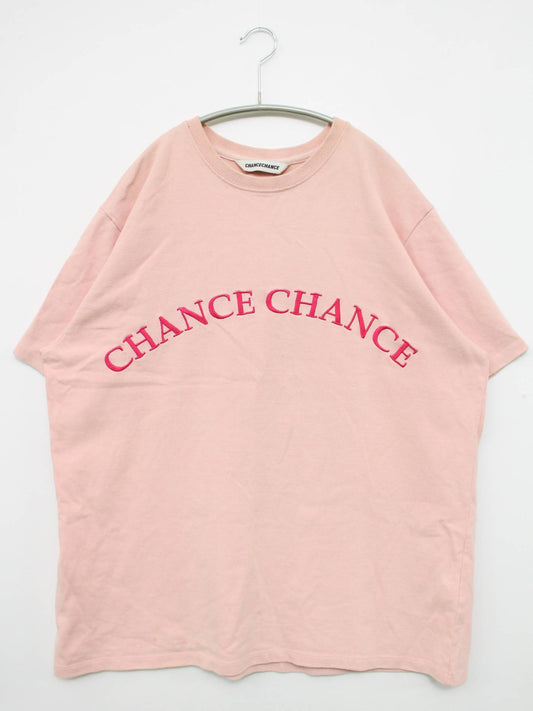 CHANCECHANCE/Tシャツ/カットソー/トップス/ピンク/M