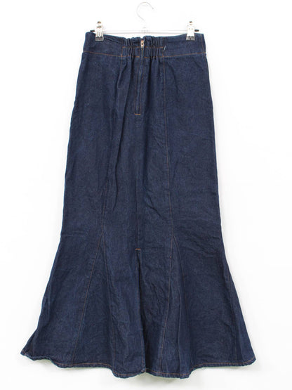 ELANCARE DUE/デニムスカート/スカート/ネイビー/F