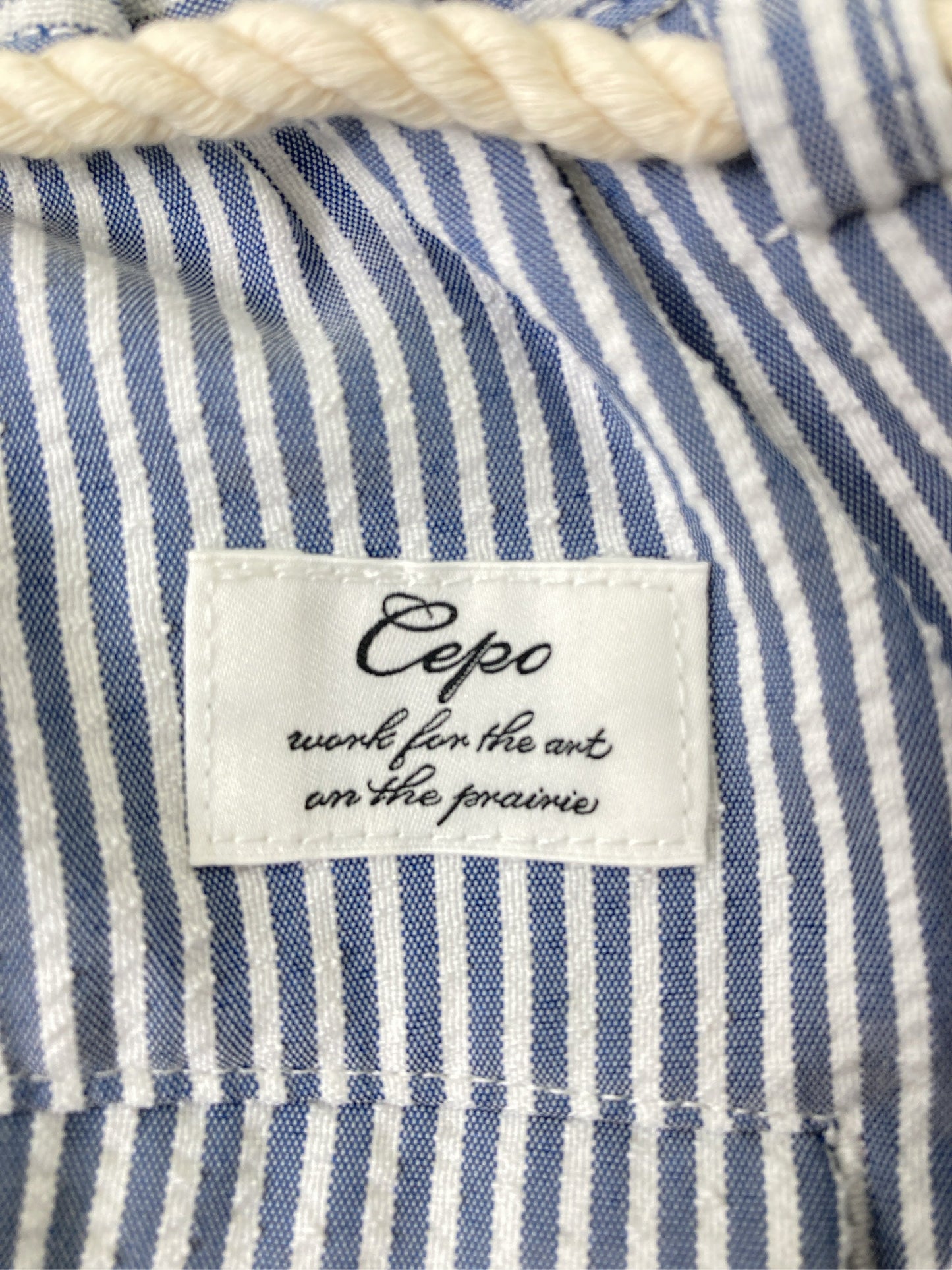 Cepo/セポ/スラックス/パンツ/ブルー/M