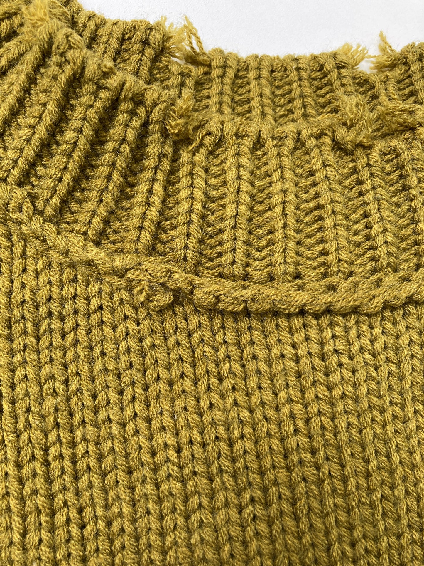 archives/アルシーヴ/ニット/セーター/トップス/イエロー/M