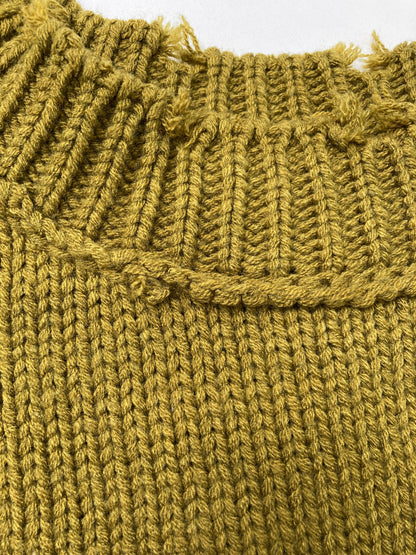 archives/アルシーヴ/ニット/セーター/トップス/イエロー/M