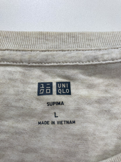 UNIQLO/ユニクロ/Tシャツ/カットソー/トップス/グレー/L