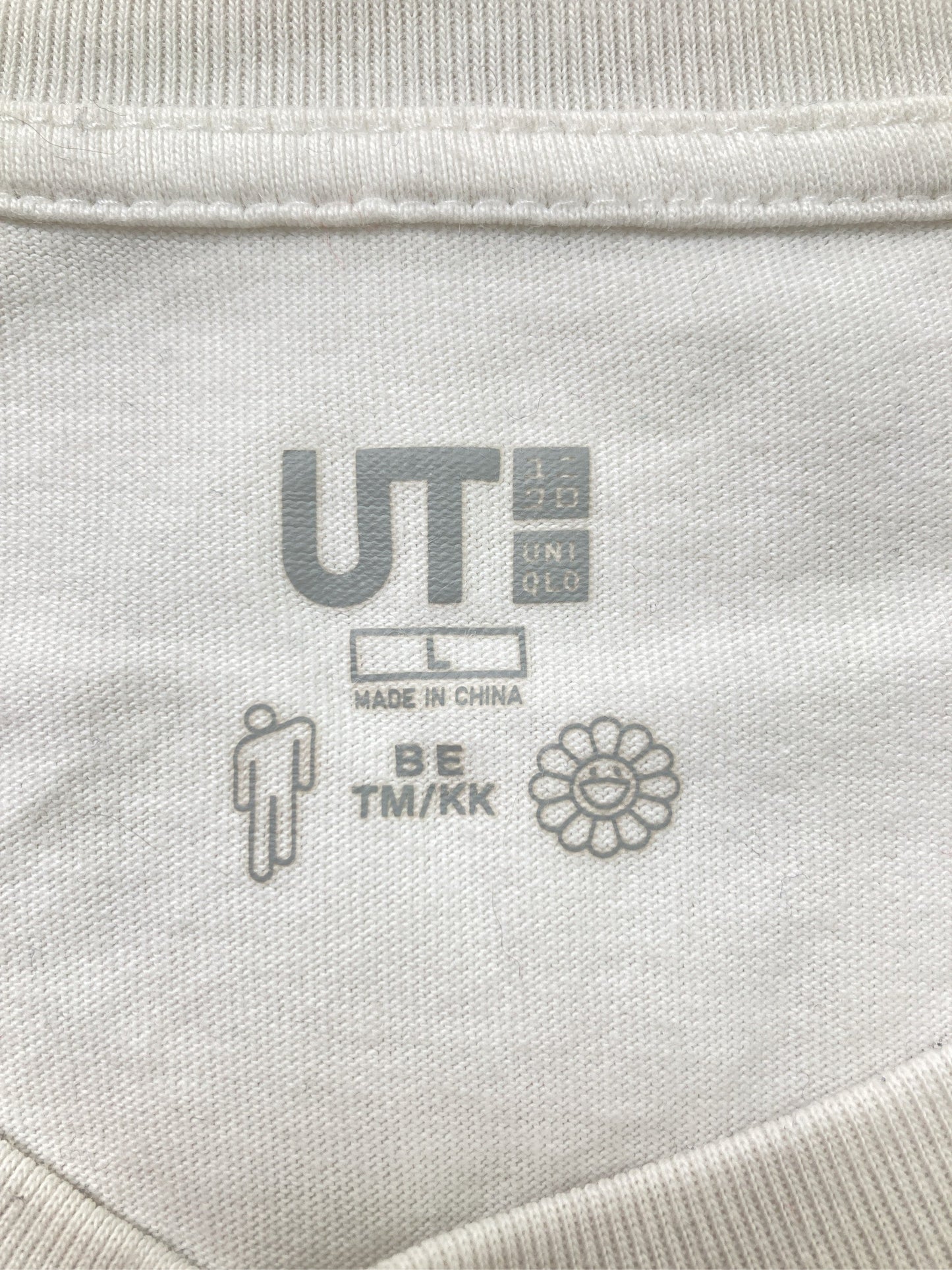 UNIQLO/ユニクロ/Tシャツ/カットソー/トップス/ホワイト/L