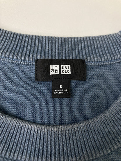 UNIQLO/ユニクロ/ニット/セーター/トップス/ブルー/S