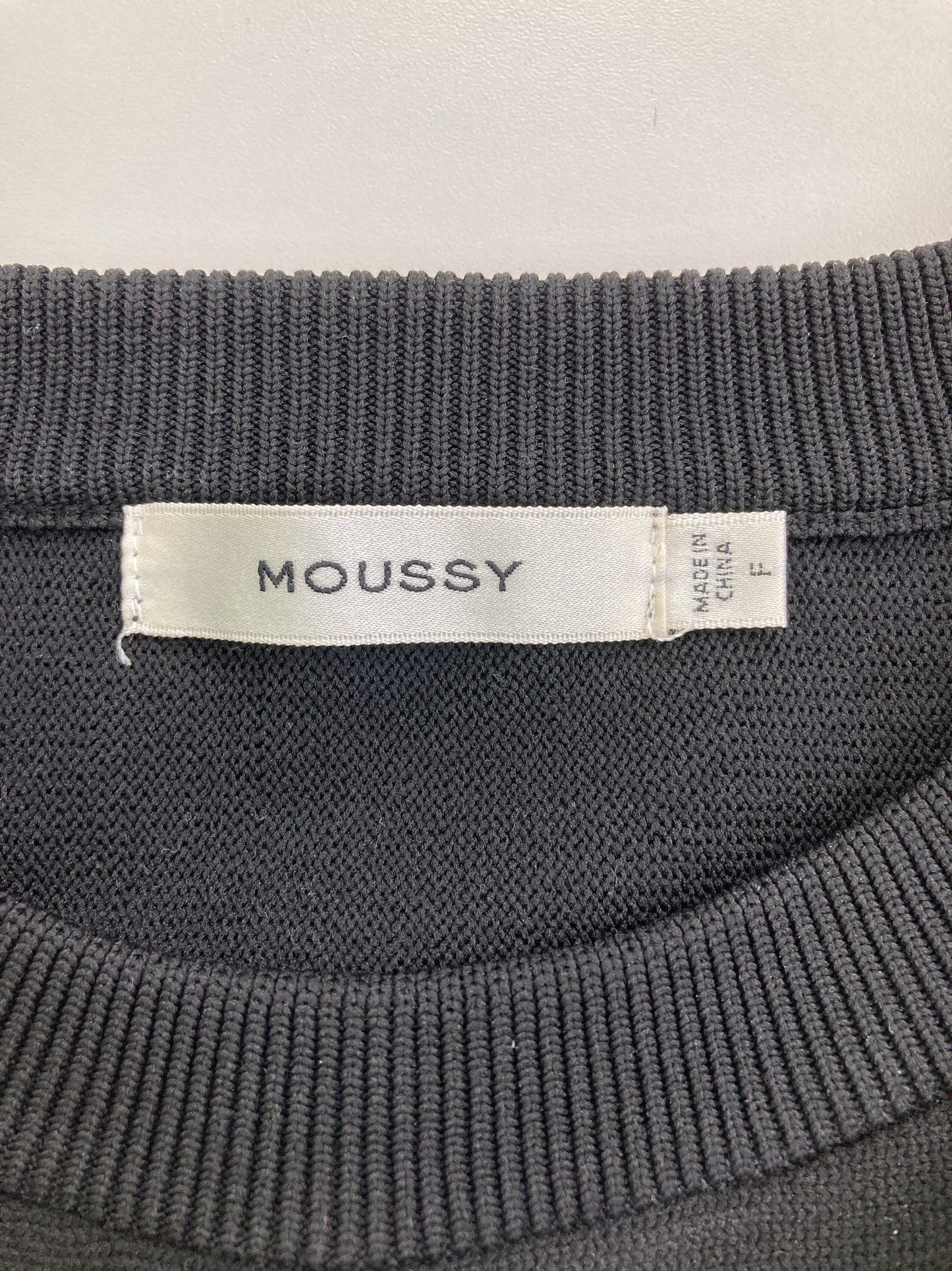 MOUSSY/マウジー/ニット/セーター/トップス/ブラック/F