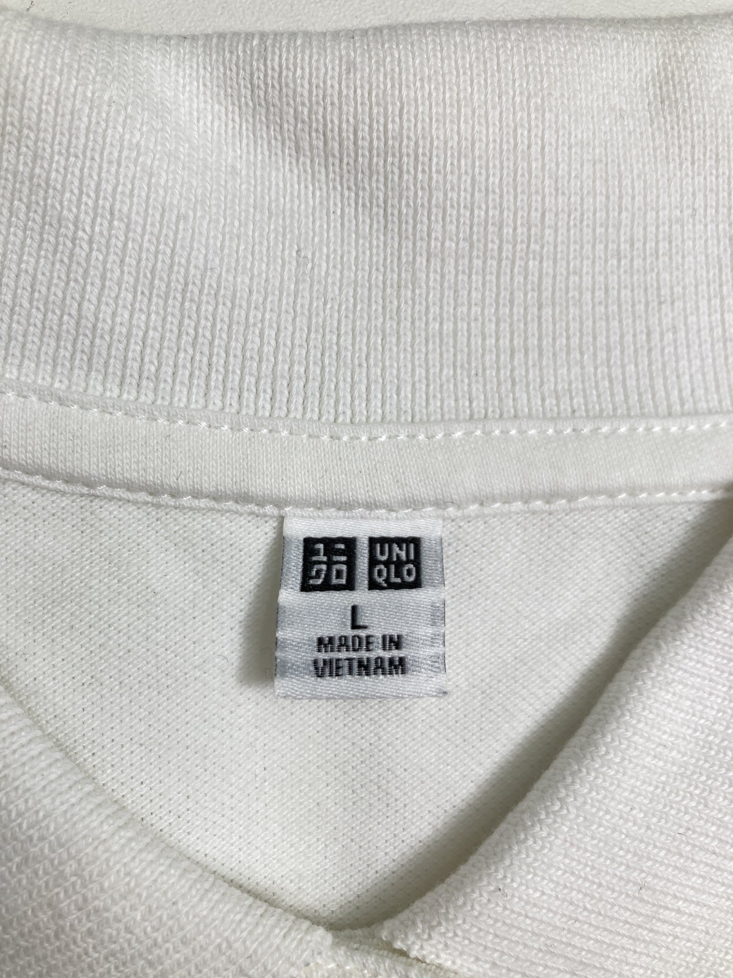 UNIQLO/ユニクロ/ポロシャツ/トップス/ホワイト/L