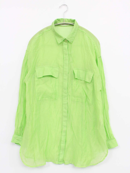 AMERICAN HOLIC/アメリカンホリック/シャツ/ブラウス/トップス/グリーン/L