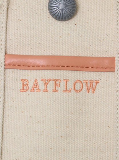 BAYFLOW/トートバッグ/バッグ/ベージュ