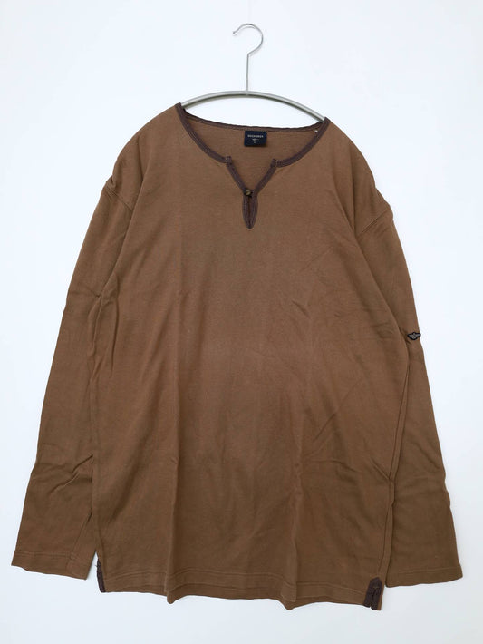 DOCKERS/ドッカーズ/Tシャツ/カットソー/トップス/ブラウン/S