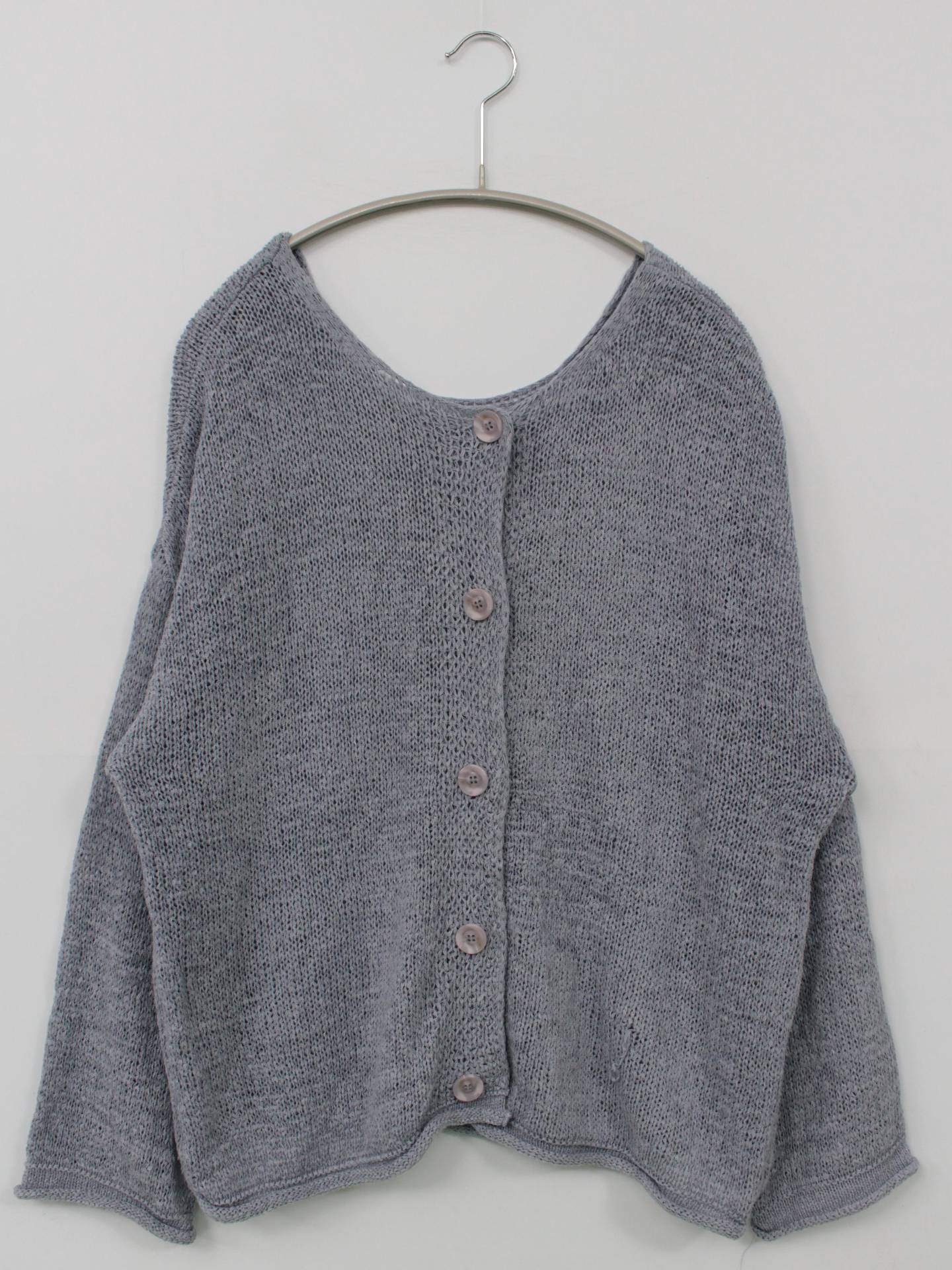 カーディガン/ボレロ/トップス/グレー