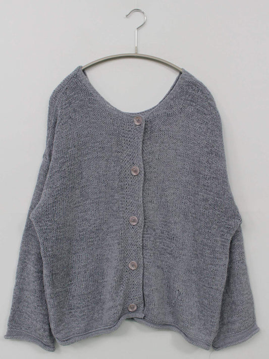 カーディガン/ボレロ/トップス/グレー