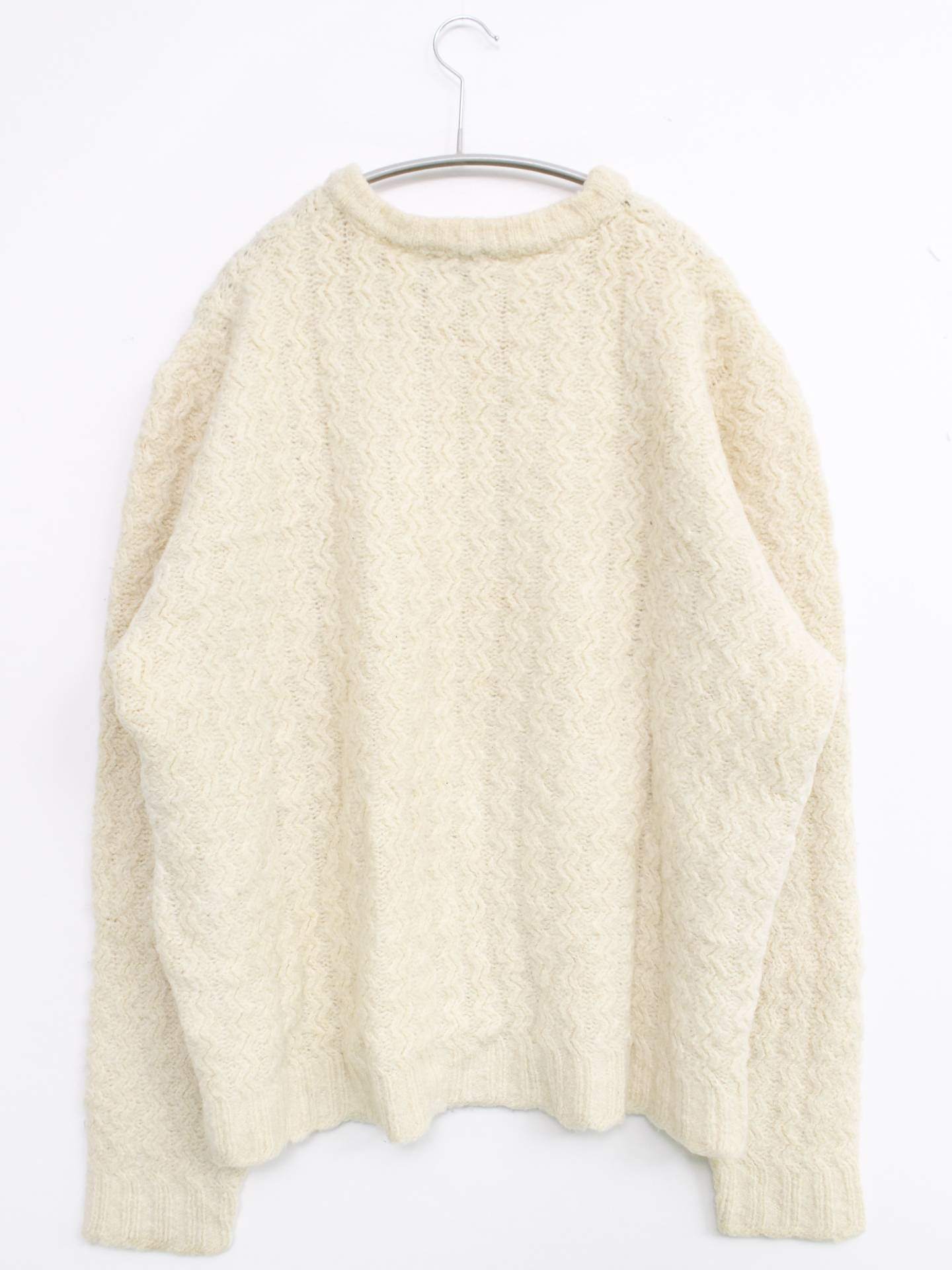 TINDRA/ニット/セーター/トップス/ホワイト/XL