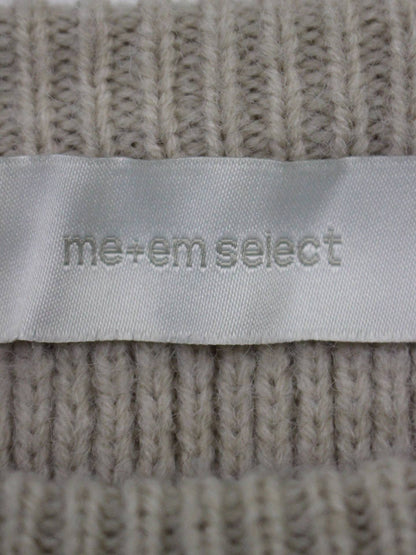me+em select/ニット/セーター/トップス/ベージュ