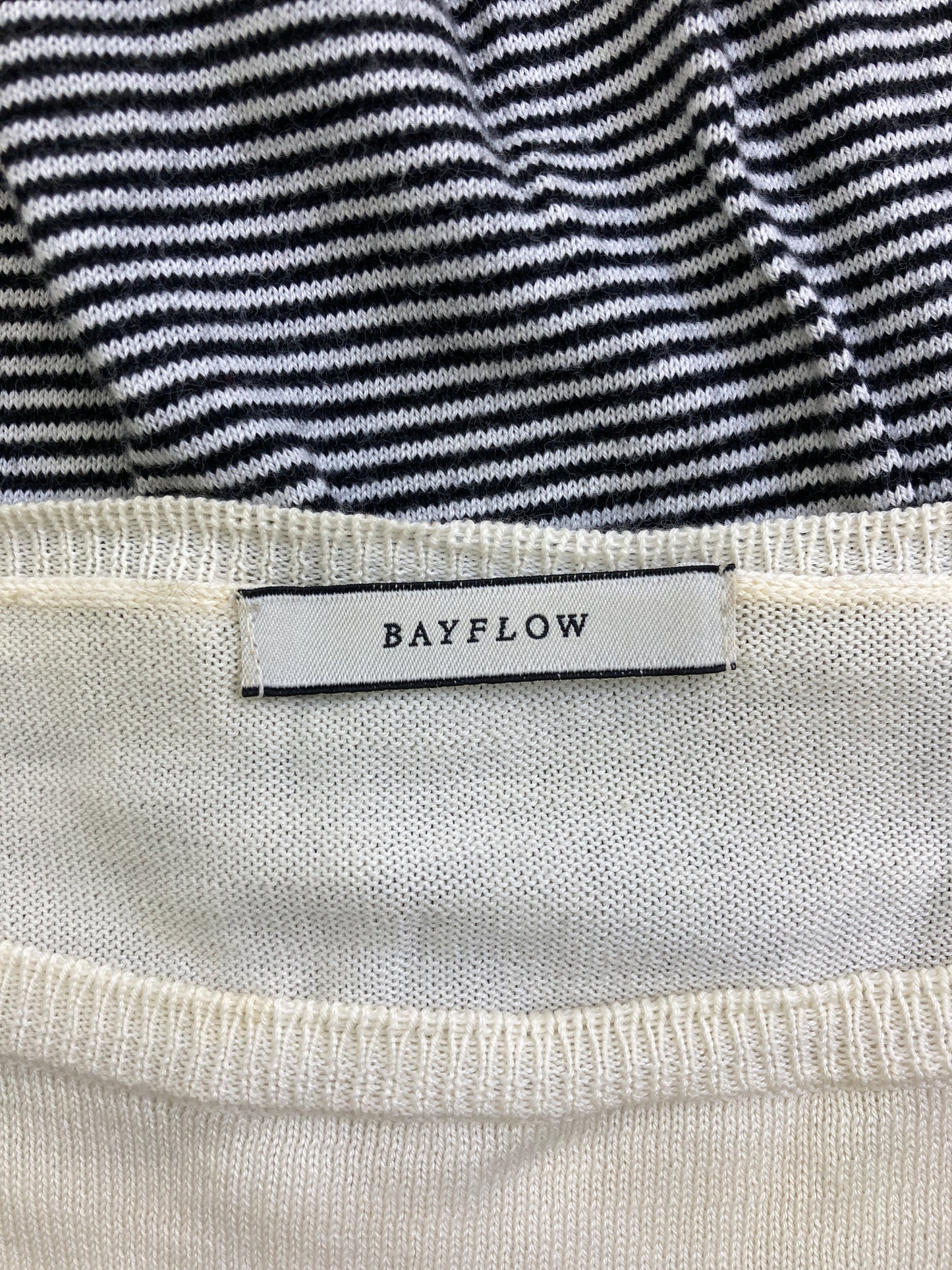 BAYFLOW/ベイフロー/ニット/セーター/トップス/ホワイト