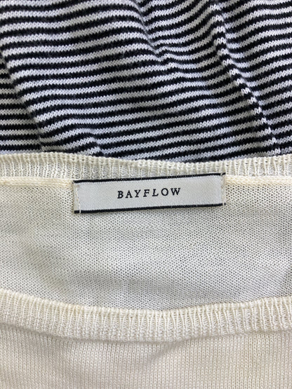BAYFLOW/ベイフロー/ニット/セーター/トップス/ホワイト