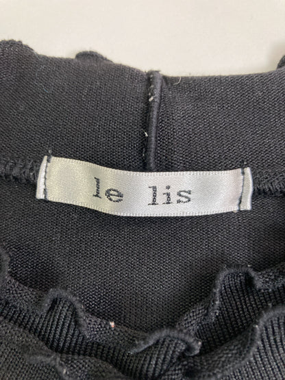 le lis/Tシャツ/カットソー/トップス/ブラック