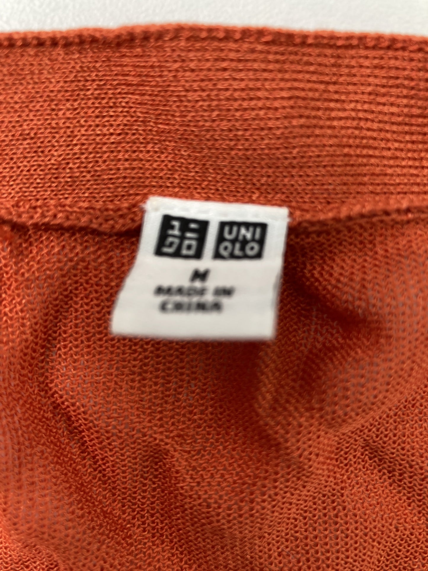 UNIQLO/ユニクロ/カーディガン/ボレロ/トップス/オレンジ/M