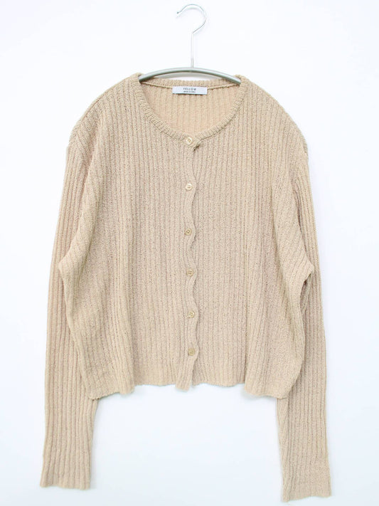 YELLOW/カーディガン/ボレロ/トップス/ベージュ